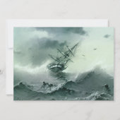 Shipwreck (door Ivan Aivazovsky) Kaart (Voorkant)