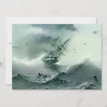 Shipwreck (door Ivan Aivazovsky)