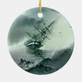 Shipwreck (door Ivan Aivazovsky) Keramisch Ornament