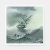 Shipwreck (door Ivan Aivazovsky) Servet (Voorkant)