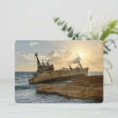 Shipwreck Flat Holiday Kaart (Staand voorkant)