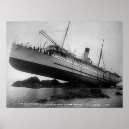 Shipwreck - SS Princess May - 5 augustus 1910 Poster