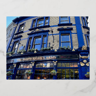 Shipwrights Arms Pub London Folie Feestdagen Briefkaart