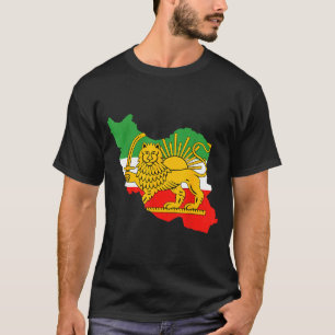 Shir o khorshid, Perzië, leeuw en zon iran  T-shirt