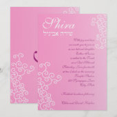 Shira Custom Shimmer Paper Kaart (Voorkant / Achterkant)