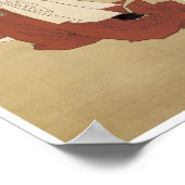 Shirabyoshi Dancer, Hokusai, 1820 Poster (Hoek)