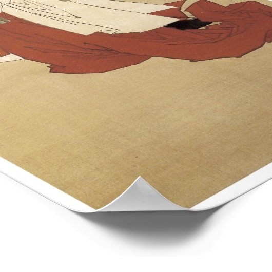 Shirabyoshi Dancer, Hokusai, 1820 Poster (Hoek)