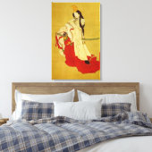 Shirabyōshi Hokusai Japanse Fine Art Canvas Afdruk (Insitu (Slaapkamer))