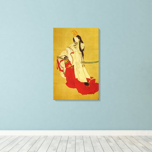 Shirabyōshi Hokusai Japanse Fine Art Canvas Afdruk (Insitu (Houten vloer))