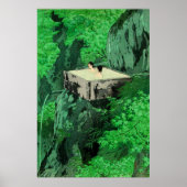 Shirahone Hotspring Shinshu Kasamatsu Shiro 1935 Poster (Voorkant)