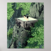 Shirahone Hotspring Shiro Kasamatsu Vintage Poster (Voorkant)