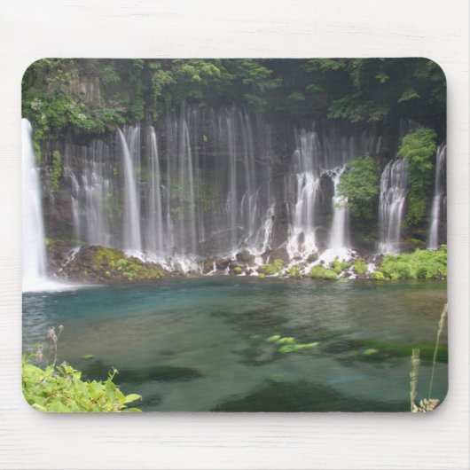 Shiraito Waterfall, Japanse mousepad Muismat (Voorkant)