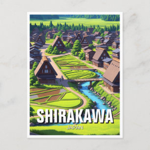 Shirakawa Gifu Japan Briefkaart