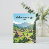 Shirakawa-go Japan Briefkaart (Staand voorkant)