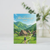 Shirakawa-go Japan Briefkaart (Staand voorkant)