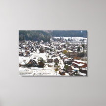 Shirakawago Sneeuwdorp Japan Reizen Landschap