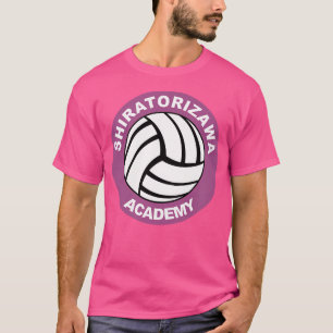 Shiratorizawa Hoge Volleybal Praktijk Anime Manga T-shirt
