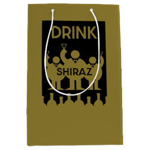 Shiraz wijn drinkers medium cadeauzakje