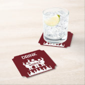 Shiraz Wijndrinkers Kartonnen Onderzetters (Insitu)