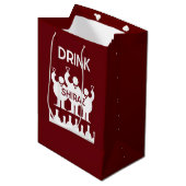 Shiraz Wijndrinkers Medium Cadeauzakje (Voorkant Gekanteld)