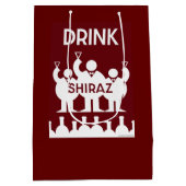 Shiraz Wijndrinkers Medium Cadeauzakje (Achterkant)