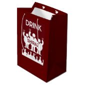 Shiraz Wijndrinkers Medium Cadeauzakje (Achterkant Gekanteld)