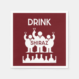 Shiraz Wijndrinkers Servet