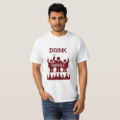 Shiraz Wijndrinkers T-shirt (Voorkant volledig)