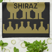 Shiraz Wijndrinkers Theedoek (Gevouwen)