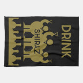 Shiraz Wijndrinkers Theedoek (Horizontaal)