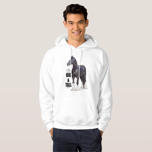 Shire Draft Horse Hoodie (Voorkant volledig)