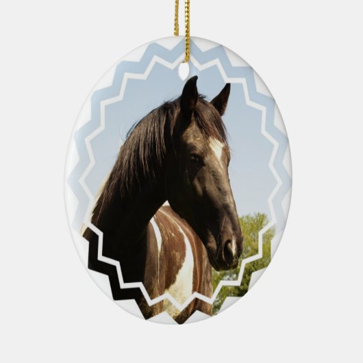 Shire Draft Horse Ornament (Rechts)