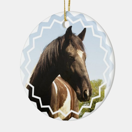 Shire Draft Horse Ornament (Links)