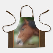 Shire Draft Paardengezicht gepersonaliseerd Schort (Voorkant)