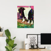 Shire Horse Poster (Thuiskantoor)