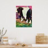 Shire Horse Poster (Keuken)