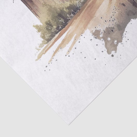 Shire Horses Tissuepapier (Detail)