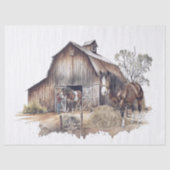 Shire Horses Tissuepapier (Voorkant)