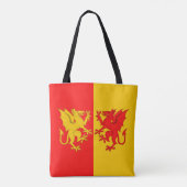 Shire of Adora populace badge Canvas tas (Achterkant)