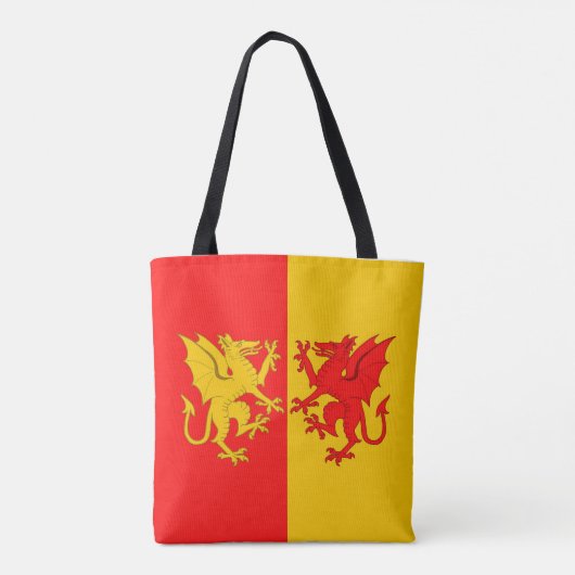 Shire of Adora populace badge Canvas tas (Achterkant)