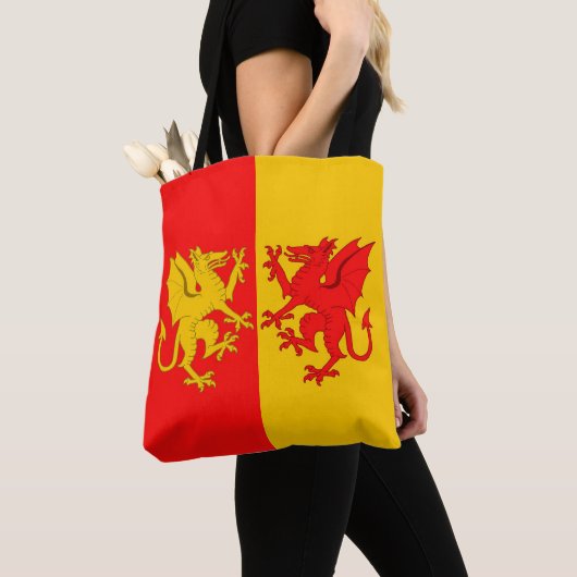 Shire of Adora populace badge Canvas tas (Dichtbij)