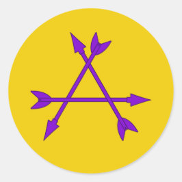 Shire of Arrow's Flight Populace Badge Ronde Sticker