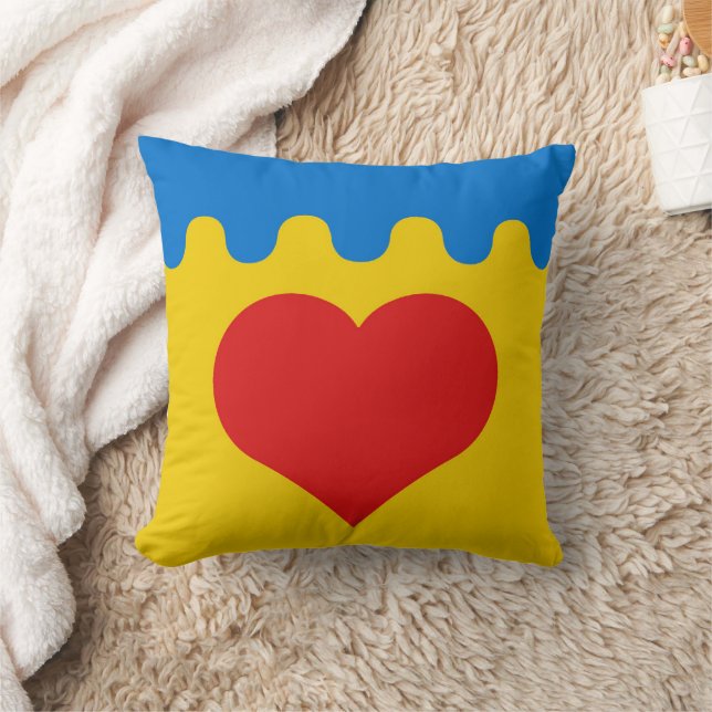 Shire of Coeur du Val Populace Badge Kussen (Deken)