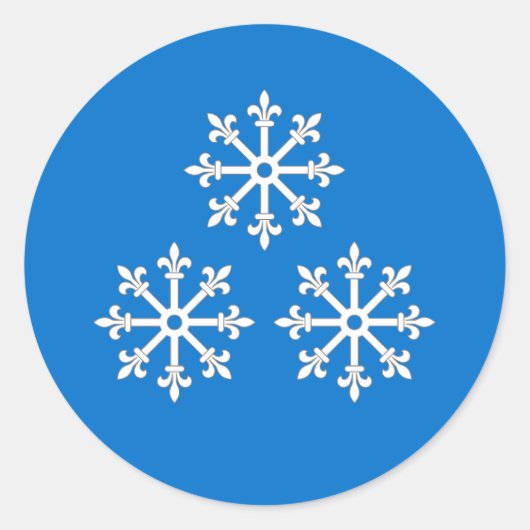 Shire of Cold Keep Populaire badge Ronde Sticker (Voorkant)