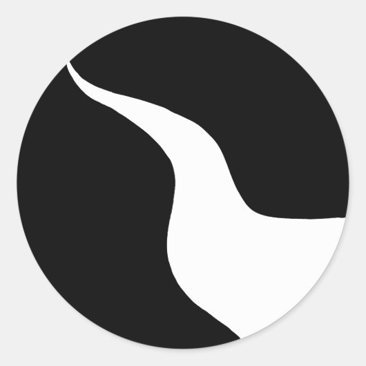 Shire of Dark River Populace Badge Ronde Sticker (Voorkant)