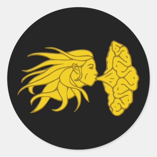 Shire of Darton Populace Badge Ronde Sticker (Voorkant)