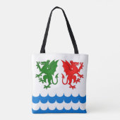 Shire of Dragons Bay Populace Badge Tote Bag (Achterkant)