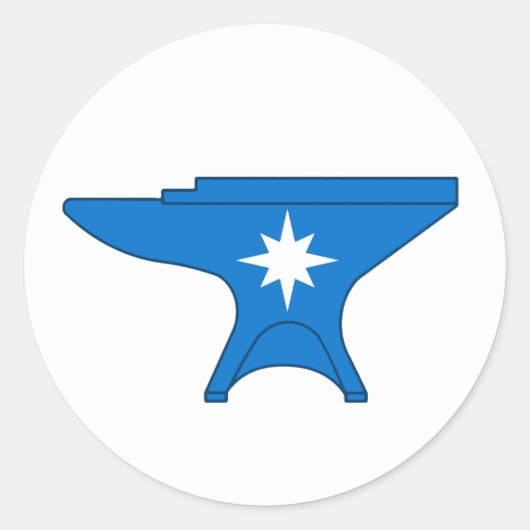 Shire of Eisental Populace Badge Ronde Sticker (Voorkant)