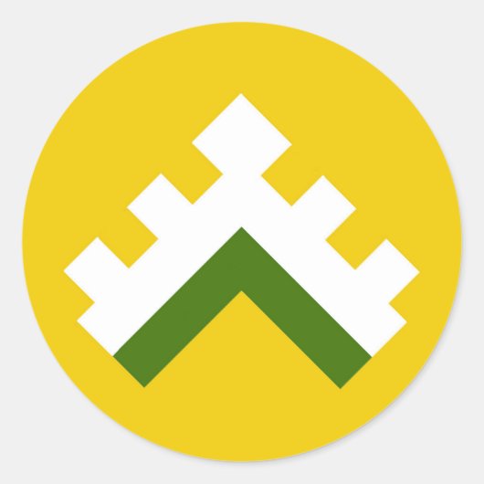 Shire of Hartwood Populace Badge Ronde Sticker (Voorkant)