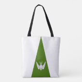 Shire of Nant Y Derwyddon Populace Badge Canvas ta Tote Bag (Achterkant)